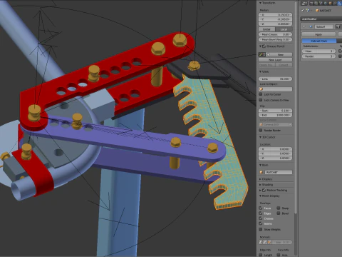 Giętarka do rur Model 3D