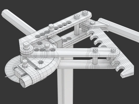 Giętarka do rur Model 3D