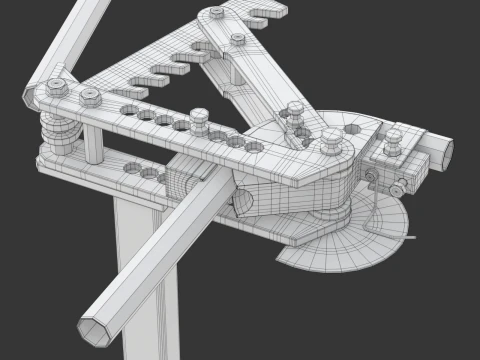 Giętarka do rur Model 3D