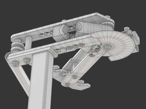 Giętarka do rur Model 3D