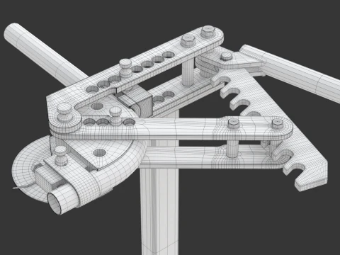 Giętarka do rur Model 3D