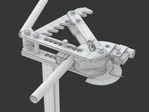 Giętarka do rur Model 3D