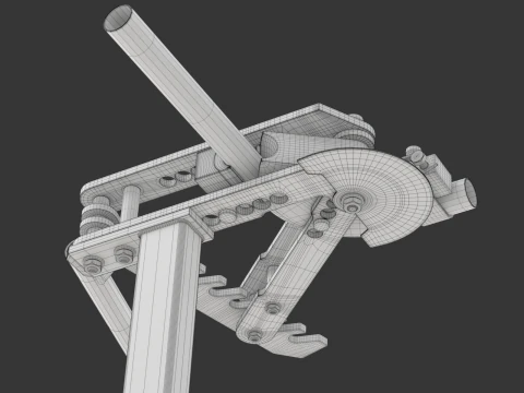 Giętarka do rur Model 3D