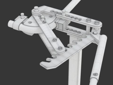 Giętarka do rur Model 3D