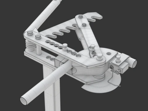 Giętarka do rur Model 3D