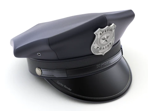 Kapten Polisi Model 3D