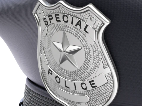 Polis Şapkası 3D Model