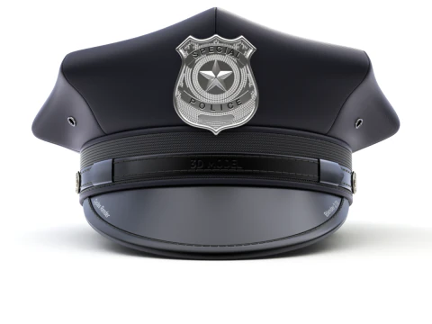 Polis Şapkası 3D Model