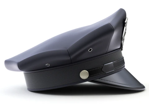 Polis Şapkası 3D Model