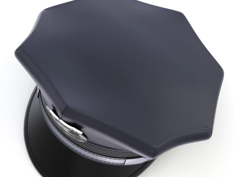 Polis Şapkası 3D Model