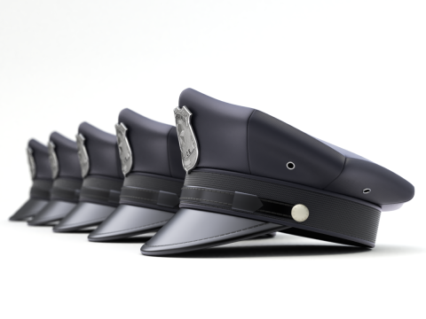 Police Cap 3D Model