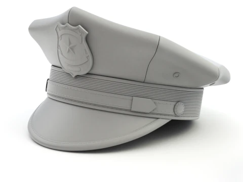 Polis Şapkası 3D Model