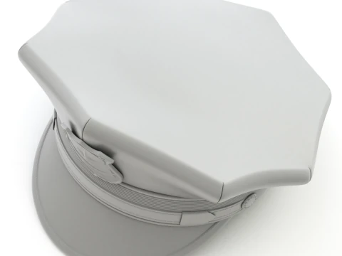 Polis Şapkası 3D Model