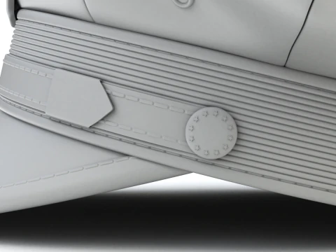 Polis Şapkası 3D Model
