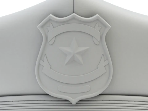 Polis Şapkası 3D Model