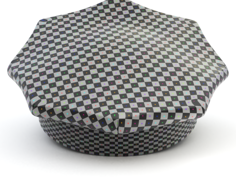 Police Cap 3D Model