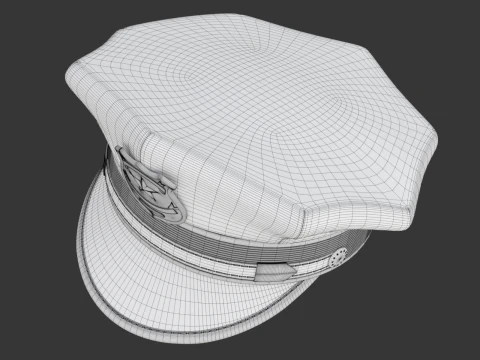 Polis Şapkası 3D Model