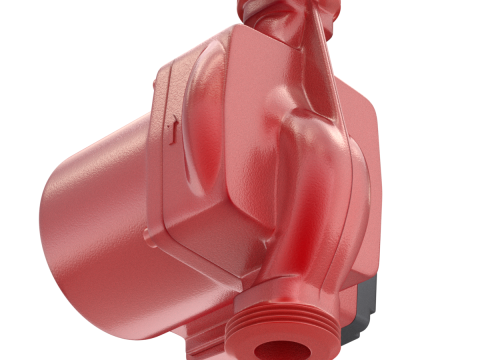 Heating Water Pump with Fittings Modèle 3D