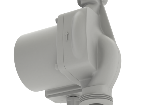 Heating Water Pump with Fittings Modèle 3D