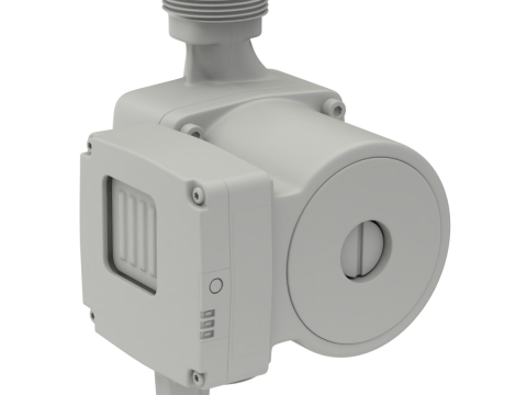 Heating Water Pump with Fittings Modèle 3D