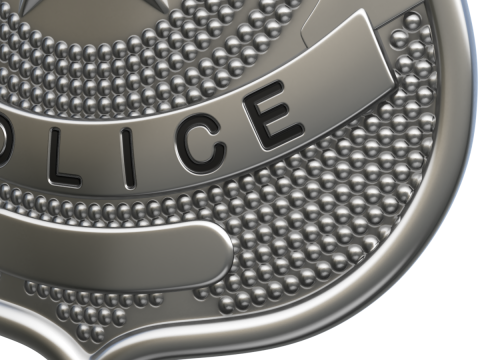 Police Badge 3D Model