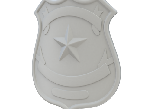 Police Badge 3D Model