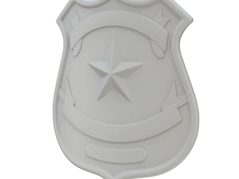 Police Badge 3D Model