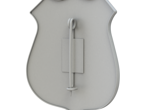 Police Badge 3D Model