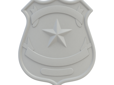 Police Badge 3D Model
