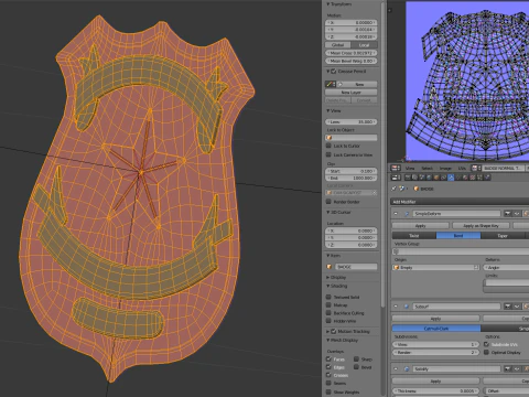 Police Badge 3D Model