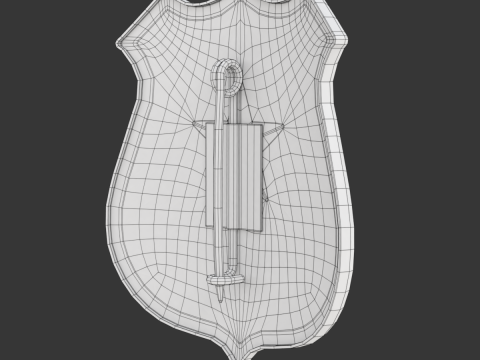 Police Badge 3D Model