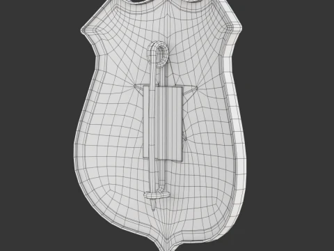 Police Badge 3D Model