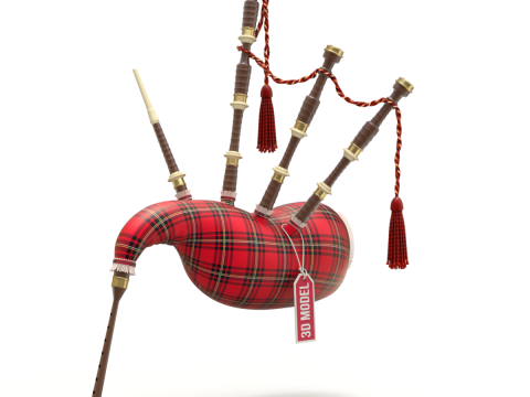Bagpipe 3D-Modell