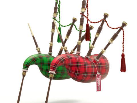 Bagpipe 3D Model
