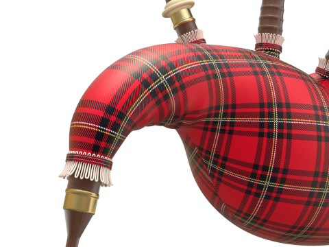 Bagpipe 3D Model