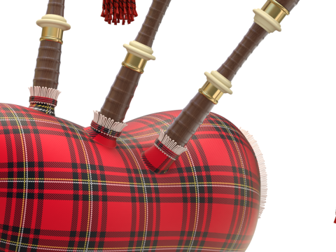 Bagpipe 3D Model
