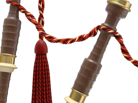 Bagpipe 3D Model