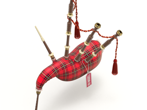 Bagpipe 3D Model