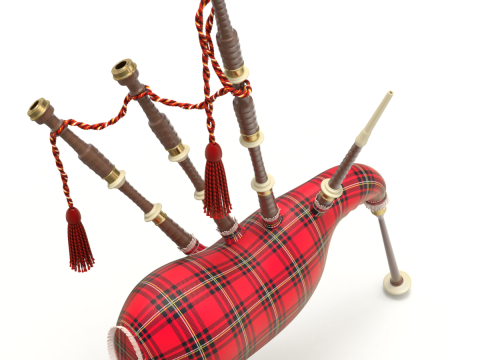 Bagpipe 3D Model