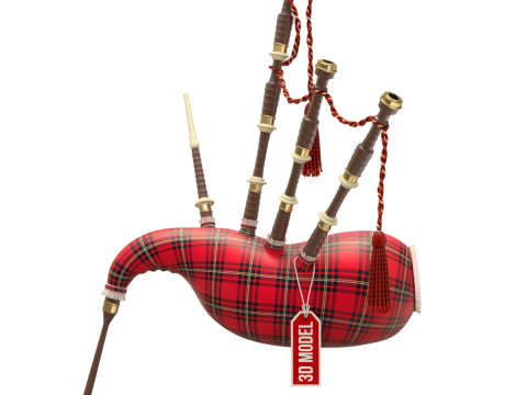 Bagpipe 3D Model
