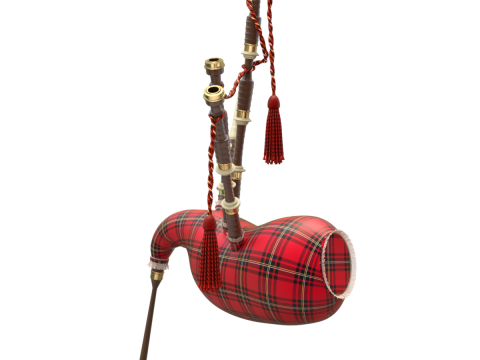 Bagpipe 3D Model