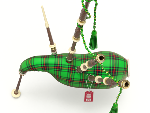 Bagpipe 3D Model