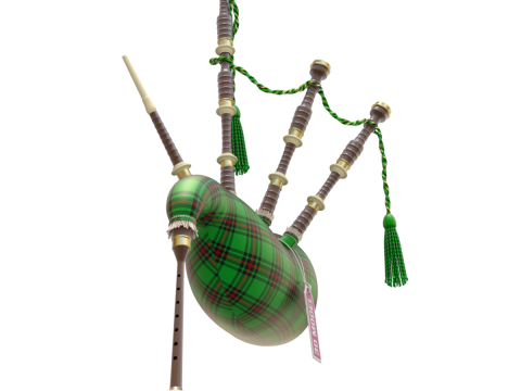 Bagpipe 3D Model