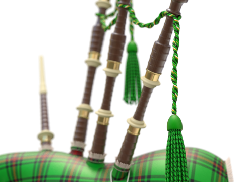 Bagpipe 3D Model