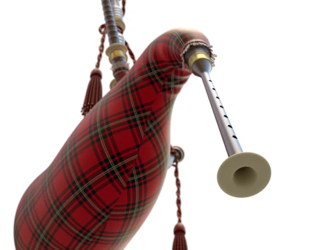 Cornamusa Modello 3D