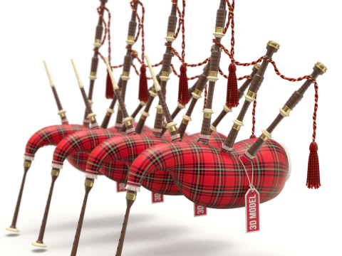 Cornamusa Modello 3D