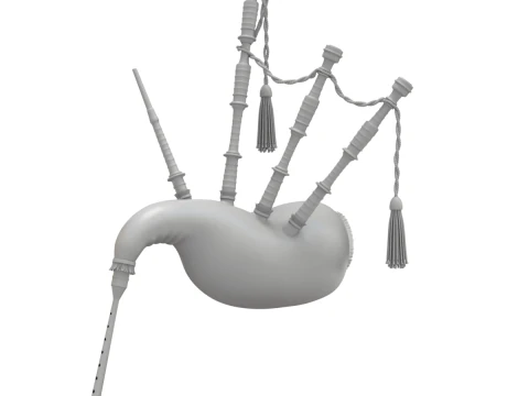 Cornamusa Modello 3D