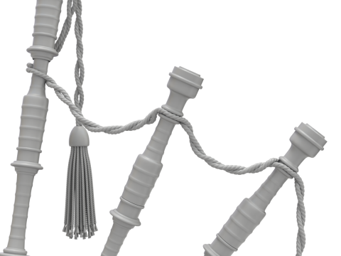 Bagpipe 3D Model