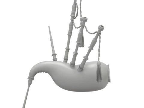 Cornamusa Modello 3D