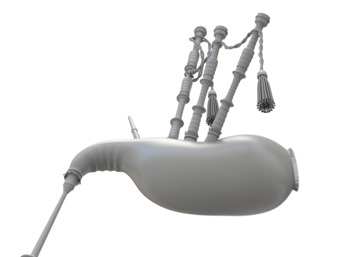 Bagpipe 3D Model